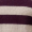 Burgundy And Oatmeal Striped Crew Neck Jumper Burgundy And Oatmeal Striped Crew Neck Jumper